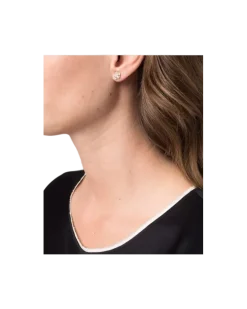 Women's 18kt Rose Gold Dei Fiori Diamond Earrings Continuty