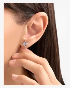 Women's 18kt White Gold Diamonds Earrings Ss26 W