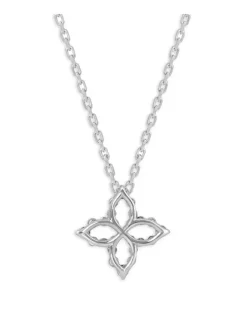Women's 18kt White Gold Diamonds Necklace Ss26 W