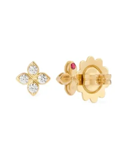 Women's 18kt Yellow Gold Diamonds Earrings Ss26 W