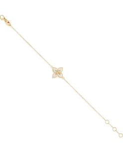 Women's 18kt Yellow Gold Diamonds Bracelet Ss26 W