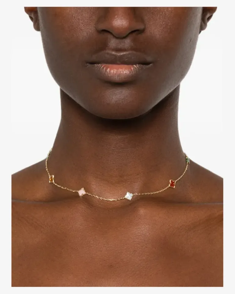 Women's 18kt Yellow Gold Diamonds Necklace Ss26 W