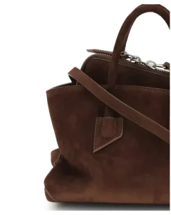 Women's La Passeggiata Mini Handbag 850 Calf Leather Bos Taurus Shoulder Bags Brown