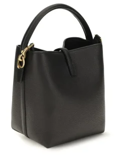 Women's Le 37 Bucket Bag Nero Calf Leather Bos Taurus Black