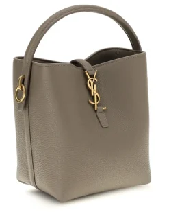Women's Le 37 Bucket Bag Plaza Taupe Calf Leather Bos Taurus Beige