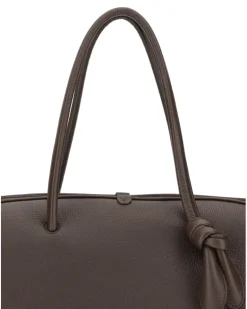 Women's Le Grand Tourisme Travel Bag Dark Brown Calf Leather Bos Taurus Handbags Hand