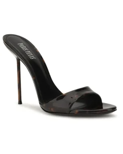 Women's Lidia Patent Leather Mules Tortoise Sandal