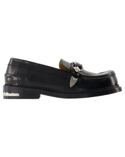 Women's Loafer Black Calfskin