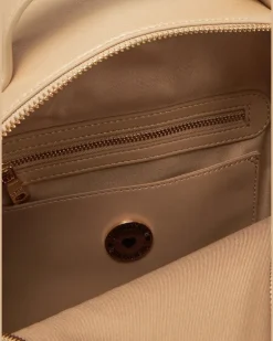 Women's Logo Lettering Backpack Beige Bags ><noscript><img width=