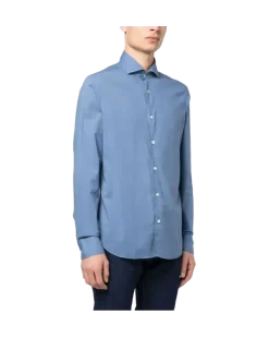 Women's Long-Sleeve Stretch-Cotton Shirt Ss23 M Light