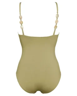 Women's Lynda Beaded-Strap Swimsuit Ss26 W Olive