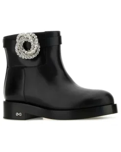Women's Mach&mach Galaxy Ankle Boot Black Leather