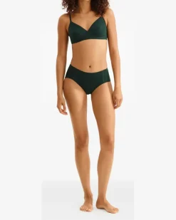 Women's Monica Soyeuse Trim-Detail Briefs Ss26 W Green