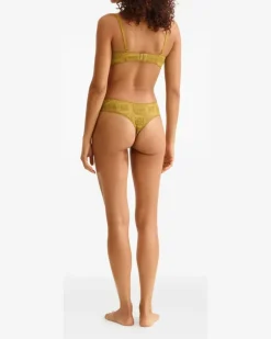 Women's Mosaic Wireless Triangle Bra Ss26 W Yellow