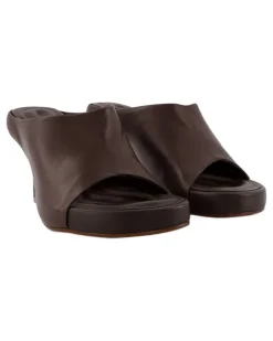 Women's Nuvola Mules Brown Leather Shoes