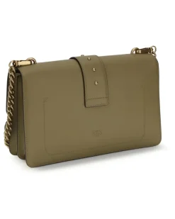 Women's One Simply Love Bag Shoulder Verde Canguro Calf Leather Bos Taurus Green