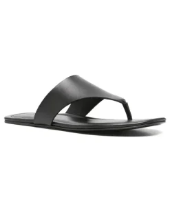 Women's Open-Toe Leather Sandals Ss26 W Black