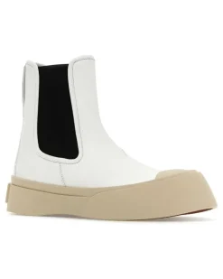 Women's Pablo Chelsea Boot White Upper Calf Leather