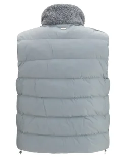 Women's Padded Vest Grigio Perla Down Jackets Coat Gray
