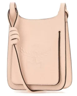 Women's Pastel Pink Leather Mini Himmel Hobo Crossbody Bag Peachblush Borse A Tracolla