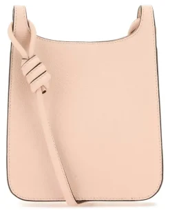 Women's Pastel Pink Leather Mini Himmel Hobo Crossbody Bag Peachblush Borse A Tracolla