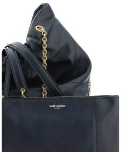 Women's Pochon Bucket Bag Nero Lamb Ovis Aries Shoulder Black