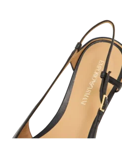 Women's Pointed Toe Slingback Pumps Black Shoes