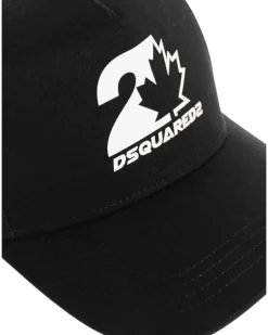 Women's Power Twins Logo Baseball Cap Black Accessories ><noscript><img width=