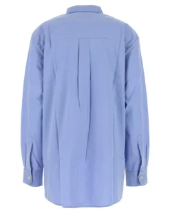 Women's Pyjamas Shirt Blue Organic Cotton