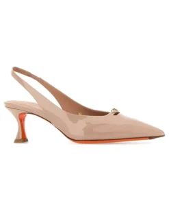 Women's Sabin Slingback Heel Beige Leather