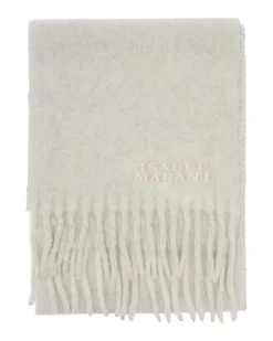 Women's Scarf Gray Wool