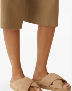 Women's Slides Ss26 W Beige