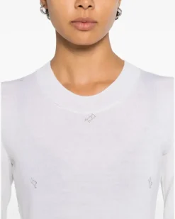 Women's Smbellished Top Aw25 W White