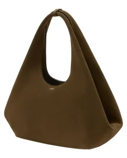 Women's Soft Calfskin Hobo Brown