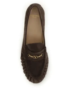 Women's Suede Loafers Testa Di Moro Brown