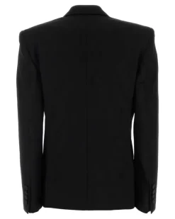 Women's Tailoring Blazer Black Wool Blazers