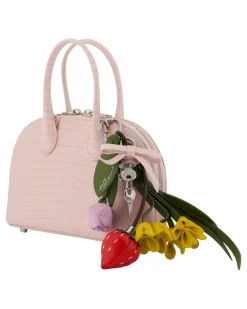 Women's Top Handle Bag Pink Calfskin