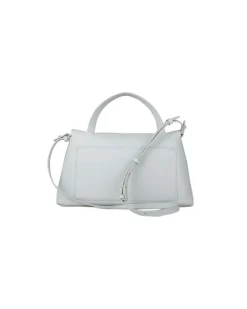 Women's Top Handle Bag Snow-Green Cowhide - Top-Handle-Bags Snow/green