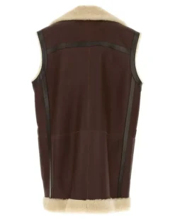 Women's Vest Brown Leather Vests