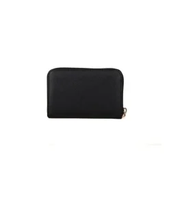 Women's Wallet Black Polyurethane Bags