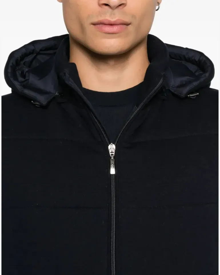 Women's Zip-Fastening Vest Aw25 M Black