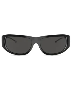 Wraparound-Stil Brille - Sonnenbrille - Unisex - Schwarz