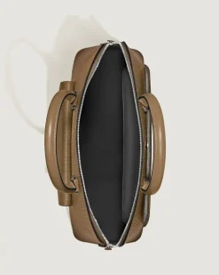 Writing Traveler Handtasche - Sandfarben - Leder - MB220266 - Tragetaschen