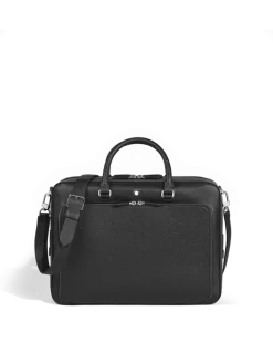 Writing Traveler Schreibmappe - Schwarz - Leder - MB222945 - Dokumententaschen