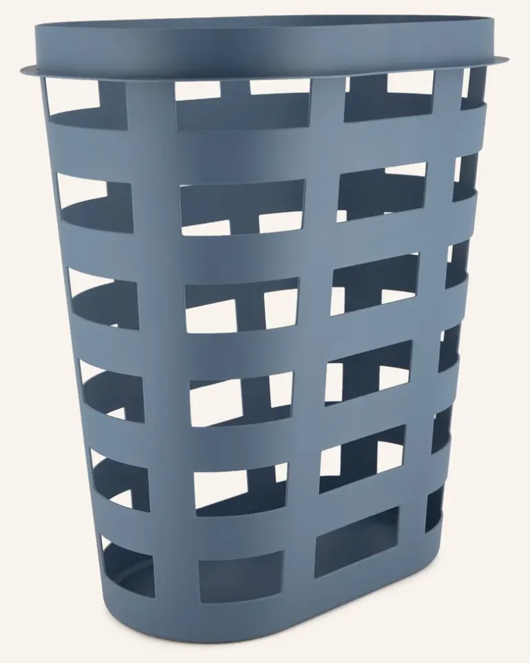 Wäschekorb Basket Large blau Blaugrau