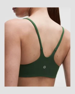 Wunder Train BH mit Racerback-Trägern Leichter Halt A/B-Cups für Frauen – Größe in Ivy Grove
