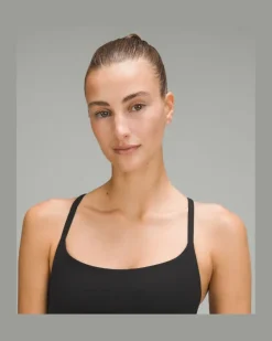 Wunder Train BH mit Racerback-Trägern Leichter Halt A/B-Cups für Frauen – Größe in Black