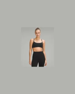 Wunder Train BH mit Racerback-Trägern Leichter Halt A/B-Cups für Frauen – Größe in Black