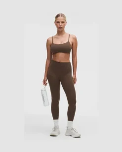 Wunder Train Racer-BH mit Trägern Leichter Halt C/D-Cups für Frauen – Größe in Walnut Crunch