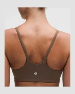 Wunder Train Racer-BH mit Trägern Leichter Halt C/D-Cups für Frauen – Größe in Walnut Crunch